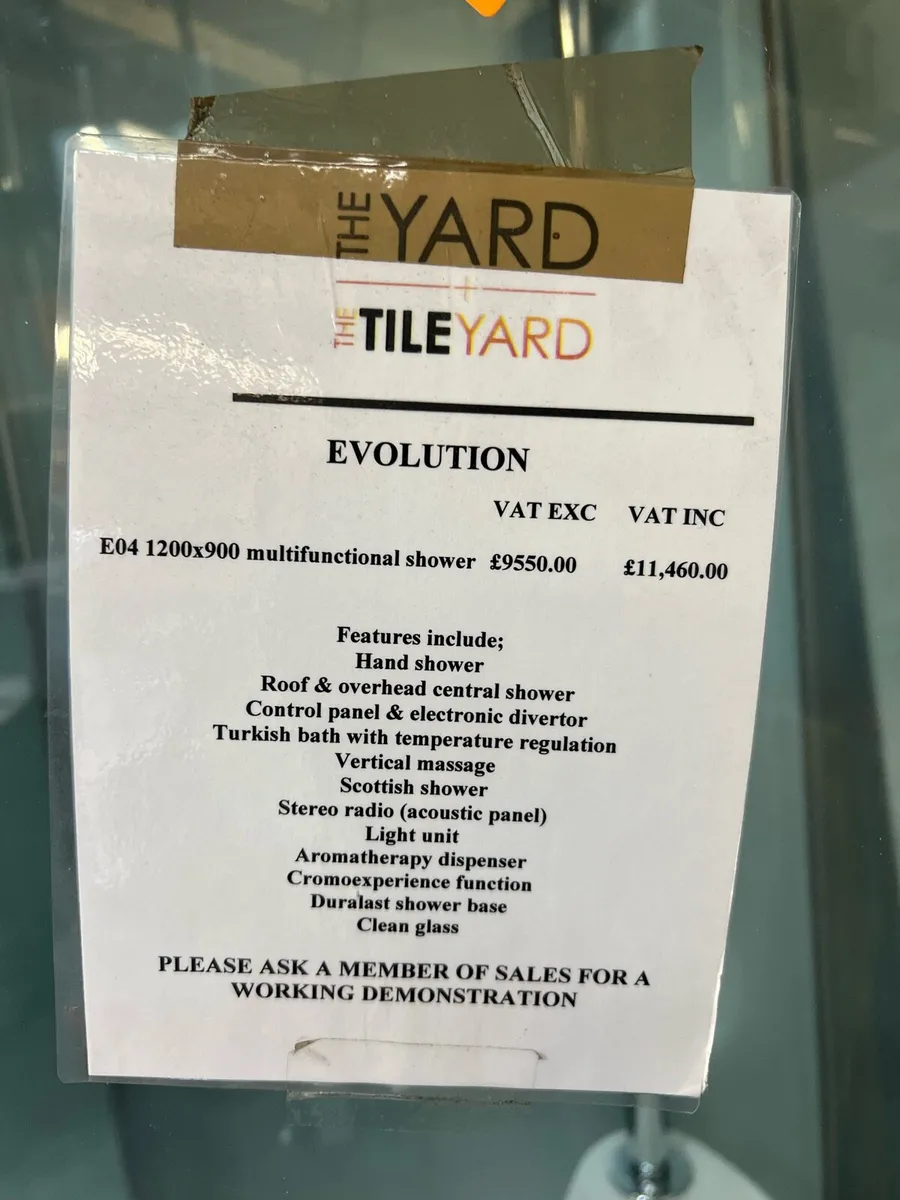 Inside shower/sauna - Image 2