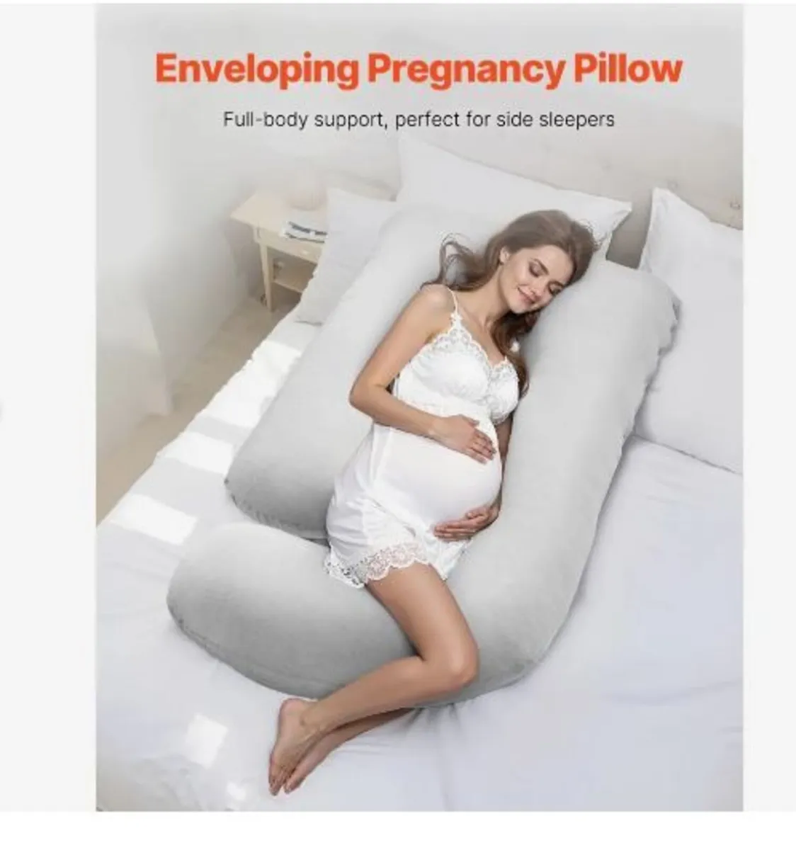 Pregnancy Pillow, G-Shaped Maternity Pillow - Image 3