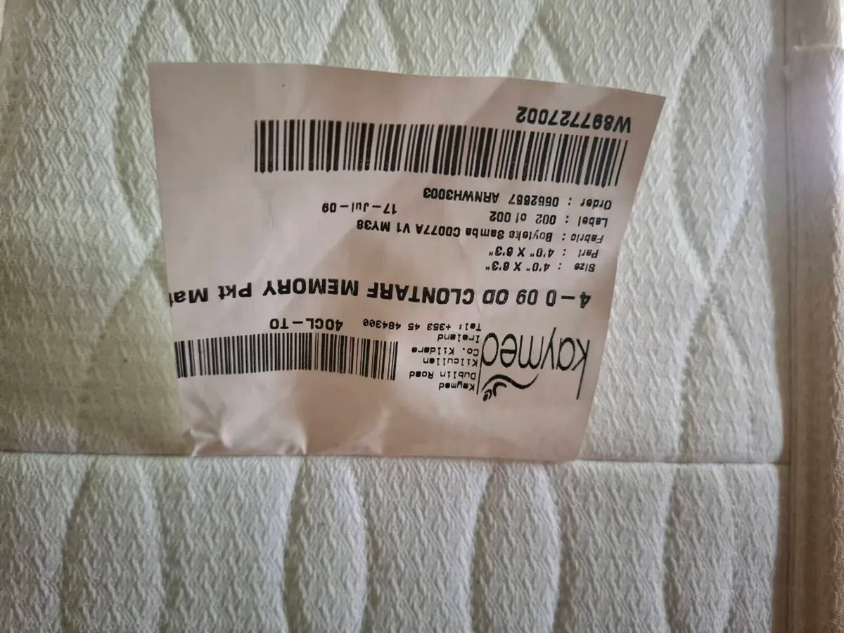 4' Mattress rarely used - Image 2