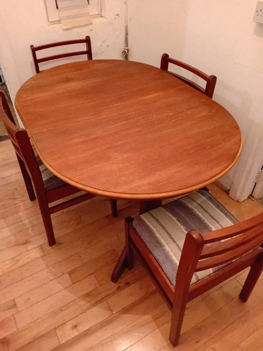 mid century teak dining set rossmore furniture - Image 2