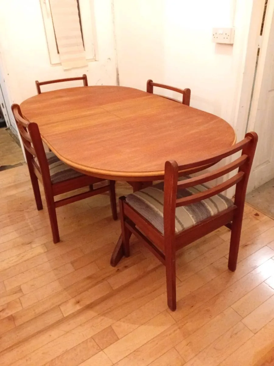 mid century teak dining set rossmore furniture - Image 1