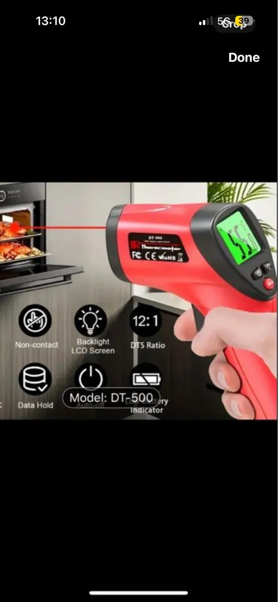 Tools. infrared gun . infrared thermometer . - Image 1