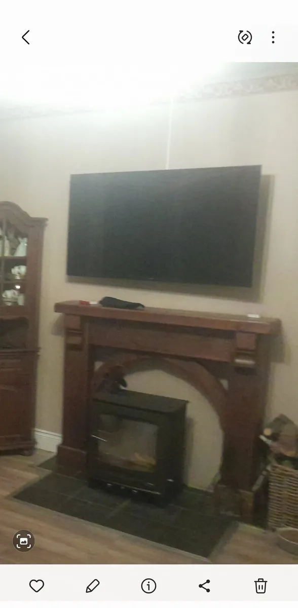 Fireplace surround wooden - Image 2