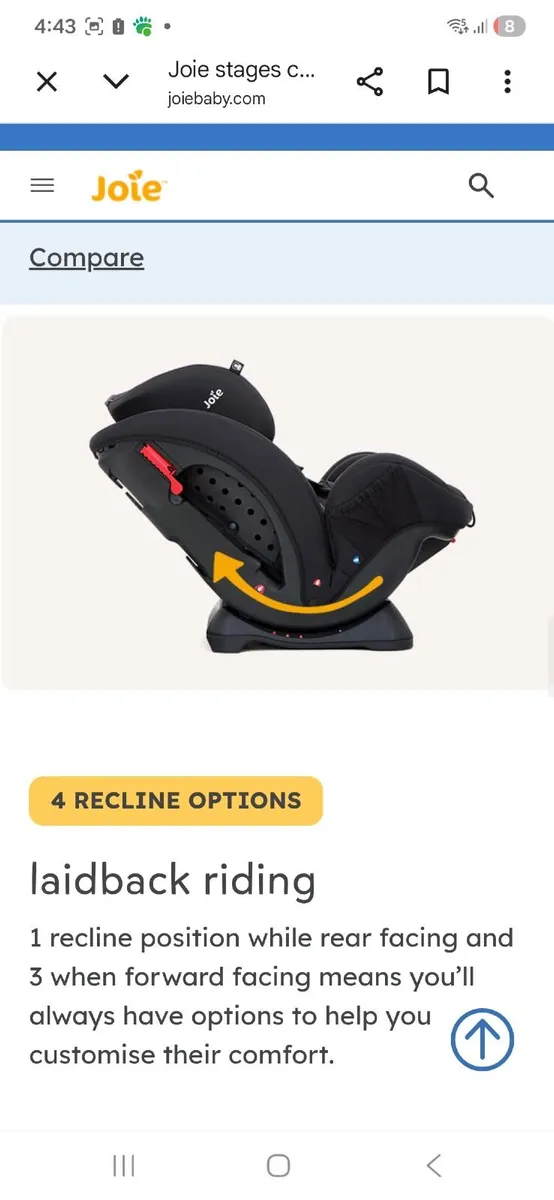 Joie carseat - Image 4
