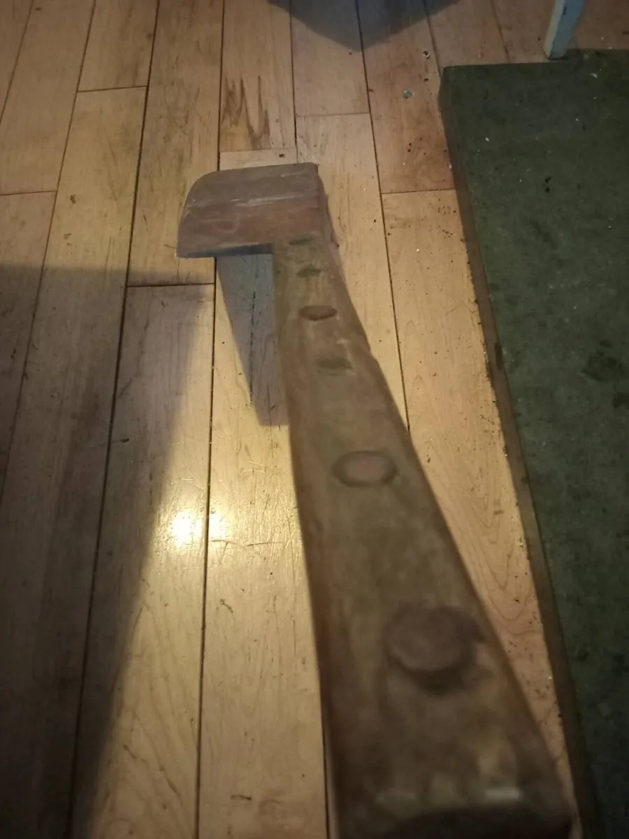 antique meat cleaver rare size stamped FR - Image 3