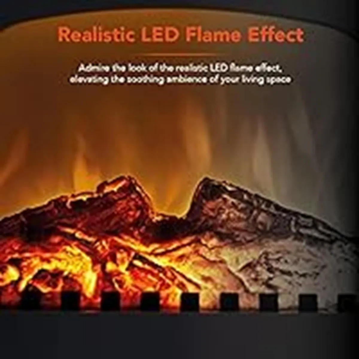 Wingham Log Effect Stove Fire With Realistic LED - Image 3