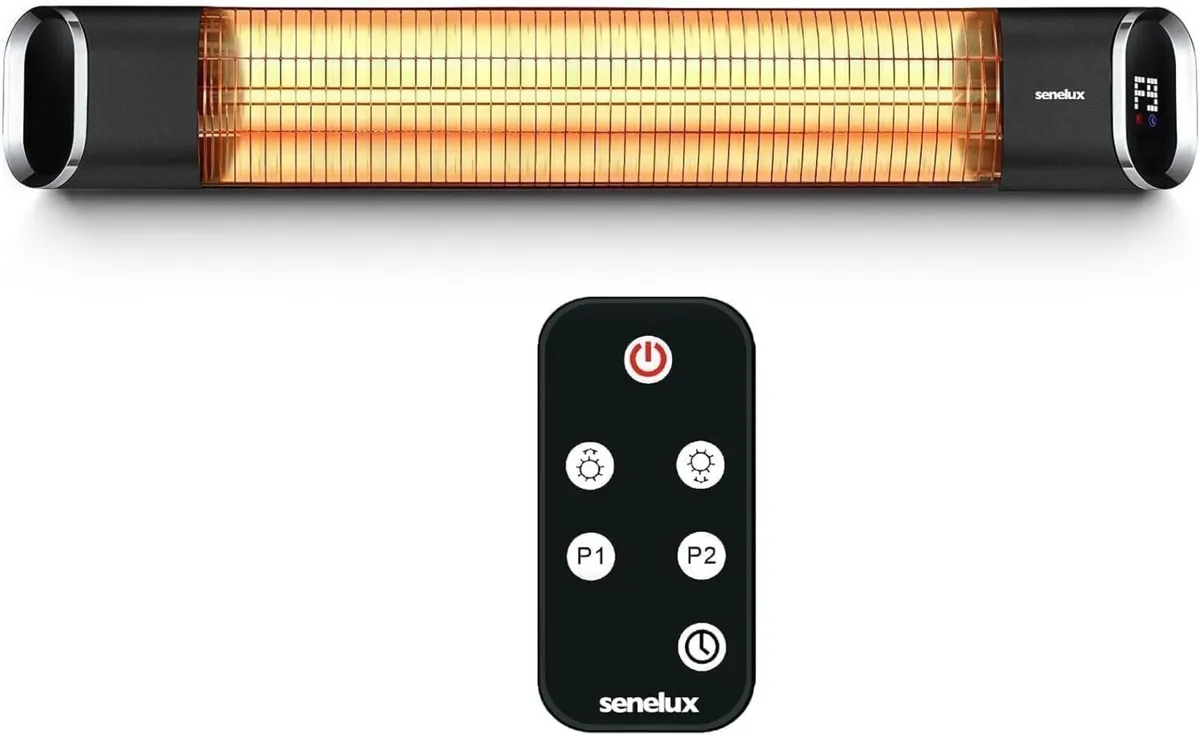 Electric Infrared Patio Heater Wall Mounted 2000W - Image 1