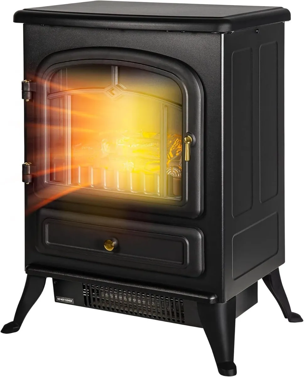 RHEFSTV1002B 1.85KW Freestanding Black Electric - Image 1