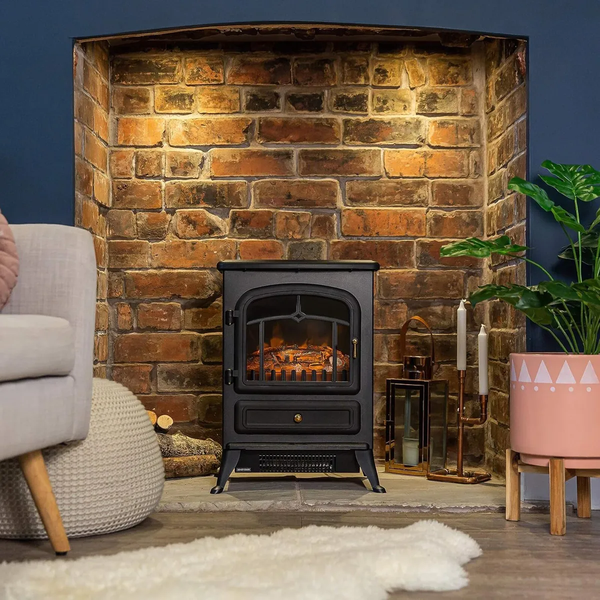 RHEFSTV1002B 1.85KW Freestanding Black Electric - Image 4