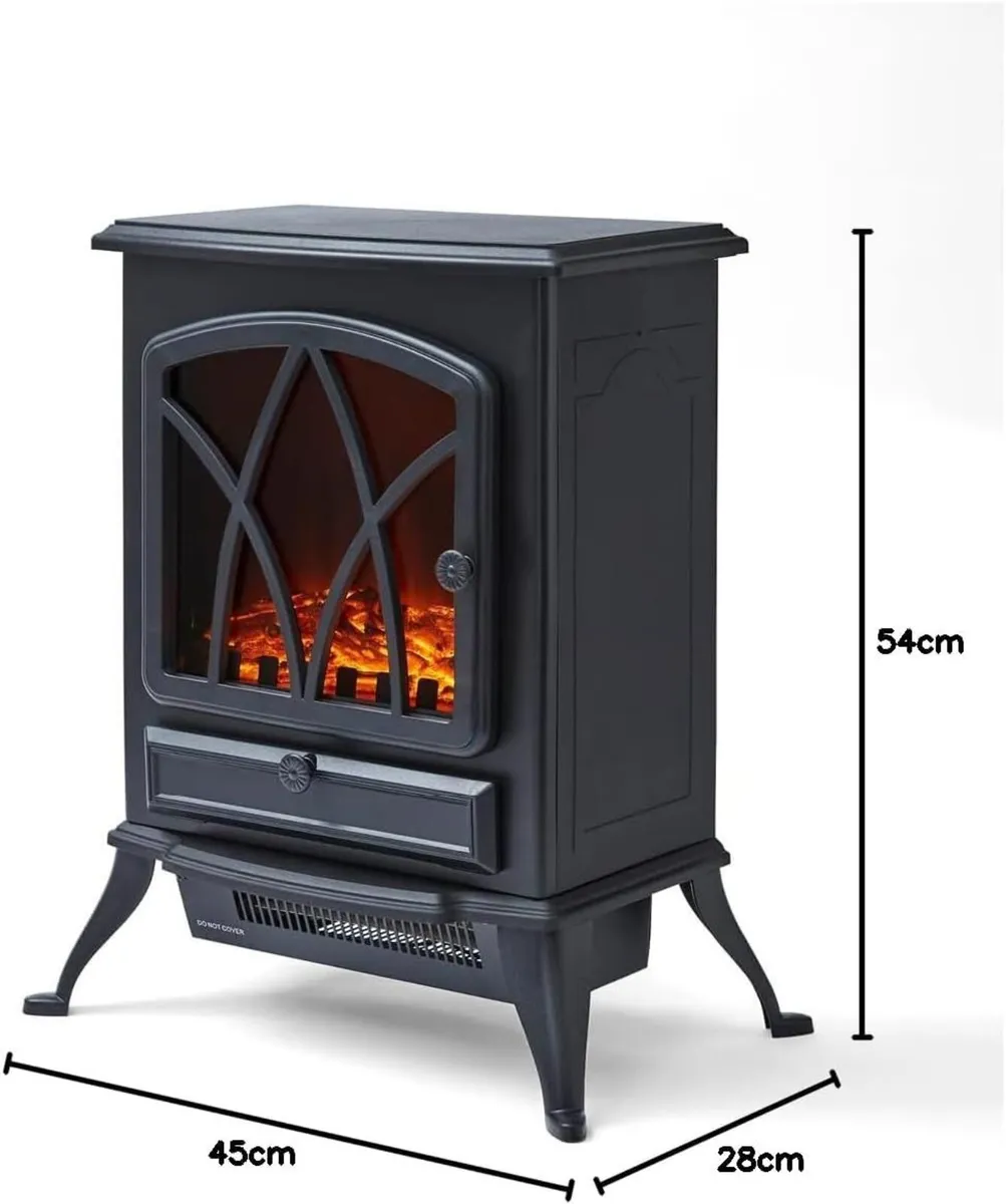 WL46018G Stirling Portable Electric Fire Stove - Image 2