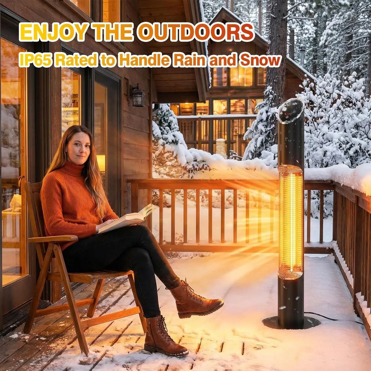 Portable Infrared Heater Outdoor Electric Patio - Image 3