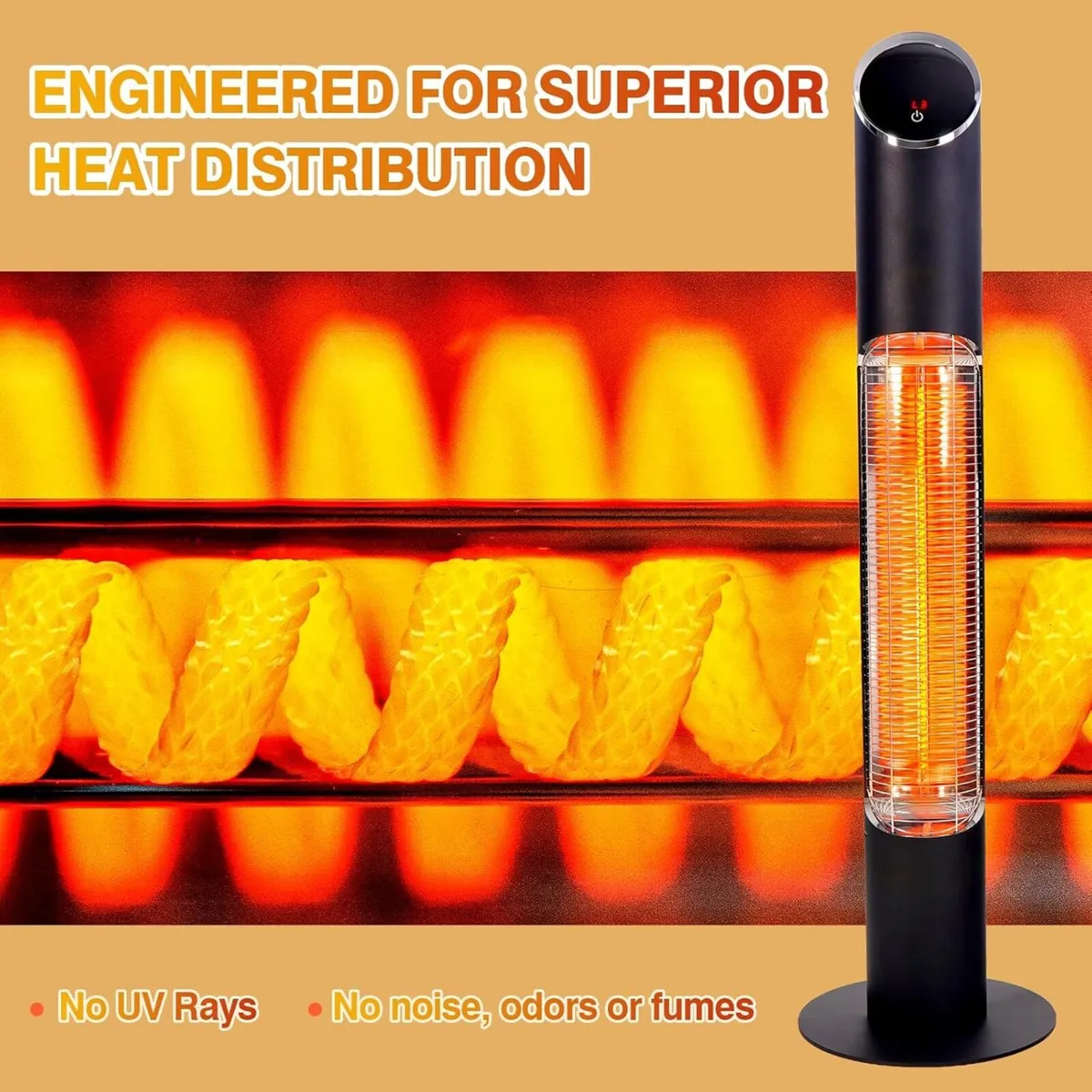 Portable Infrared Heater Outdoor Electric Patio - Image 4