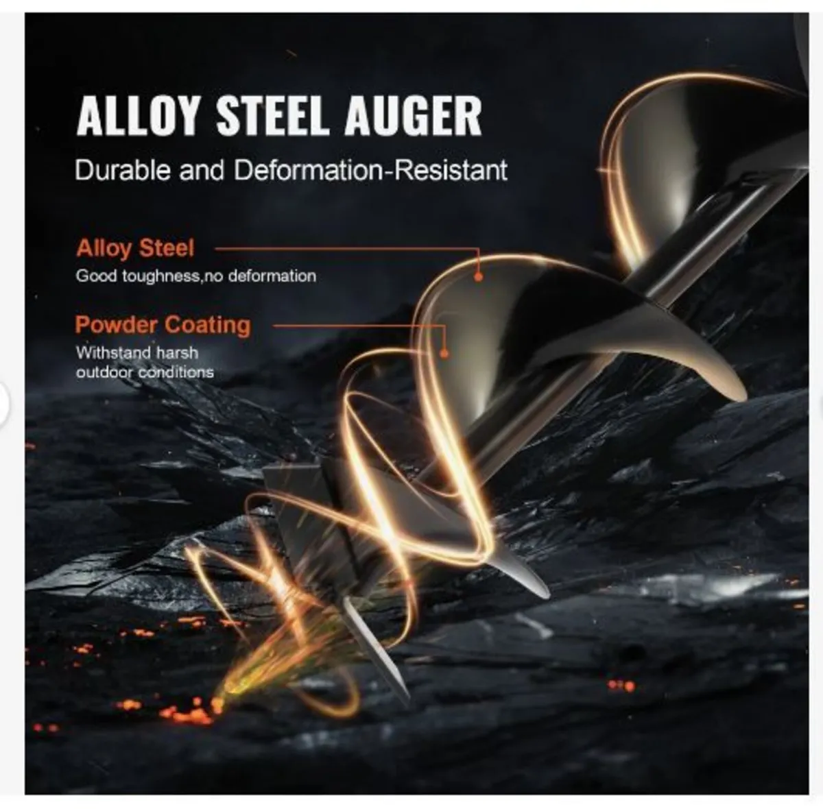 Gas Post Hole Digger 63CC 2400W - Image 3