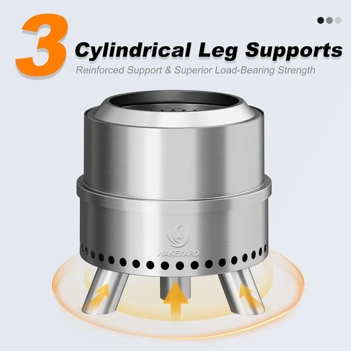 15 inch Smokeless FirePit with Waterproof Bag - Image 4