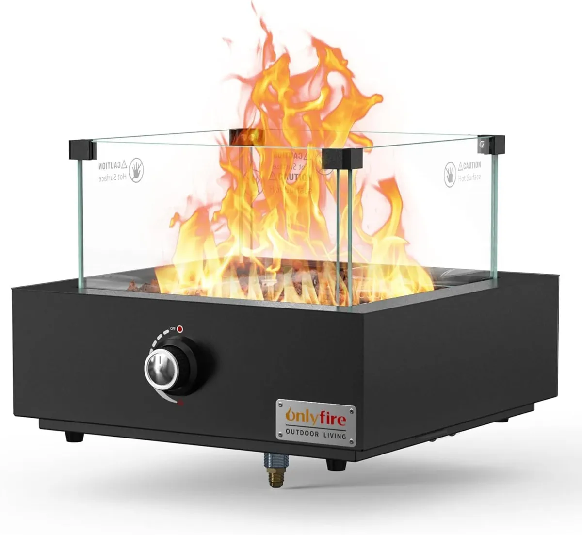 Tabletop Gas Fire Pit Outdoor Patio Heater with - Image 1