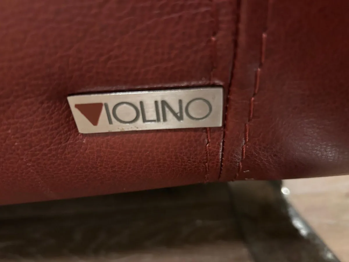 Violino Leather Armchair & 2-Seater Sofa - Image 3