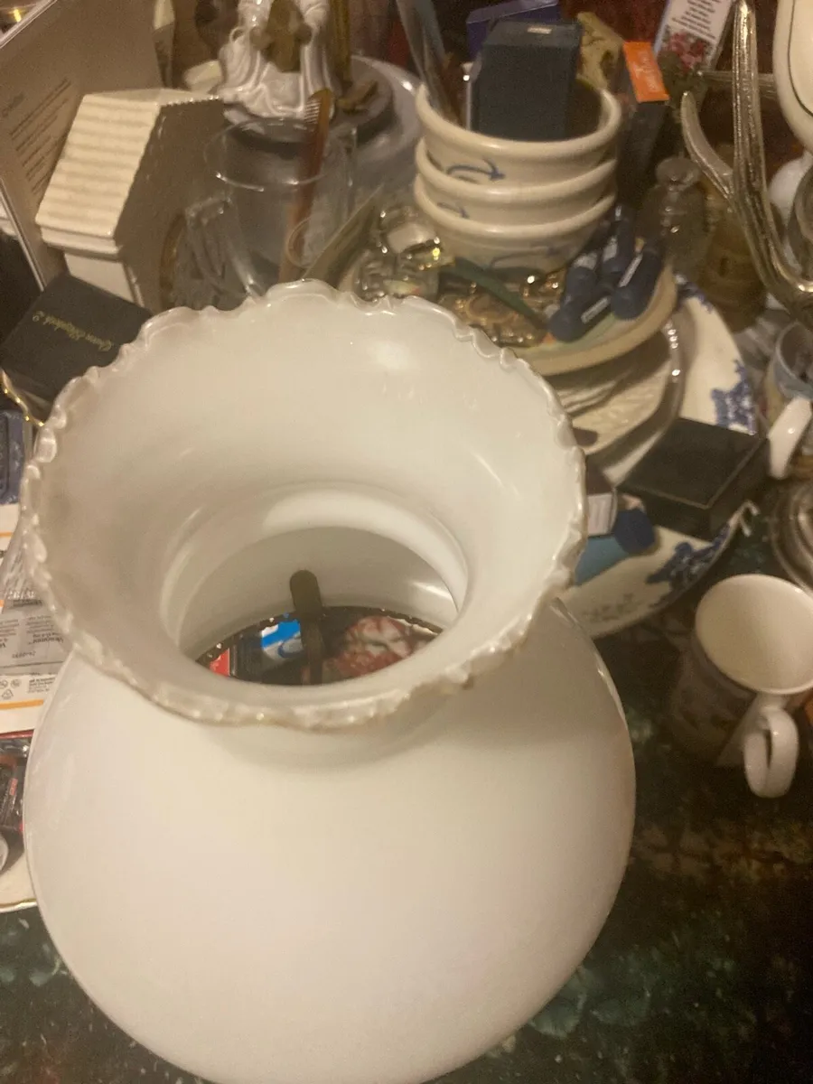 1900s brass lamp free postage - Image 4