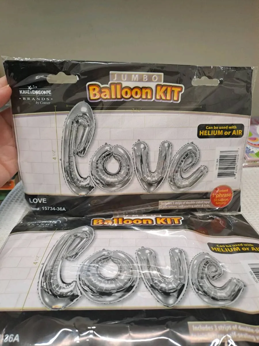 LOVE Foil Balloon Kits - Image 2