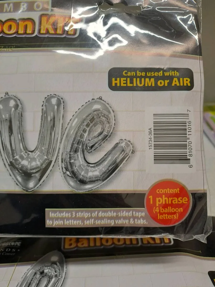 LOVE Foil Balloon Kits - Image 4