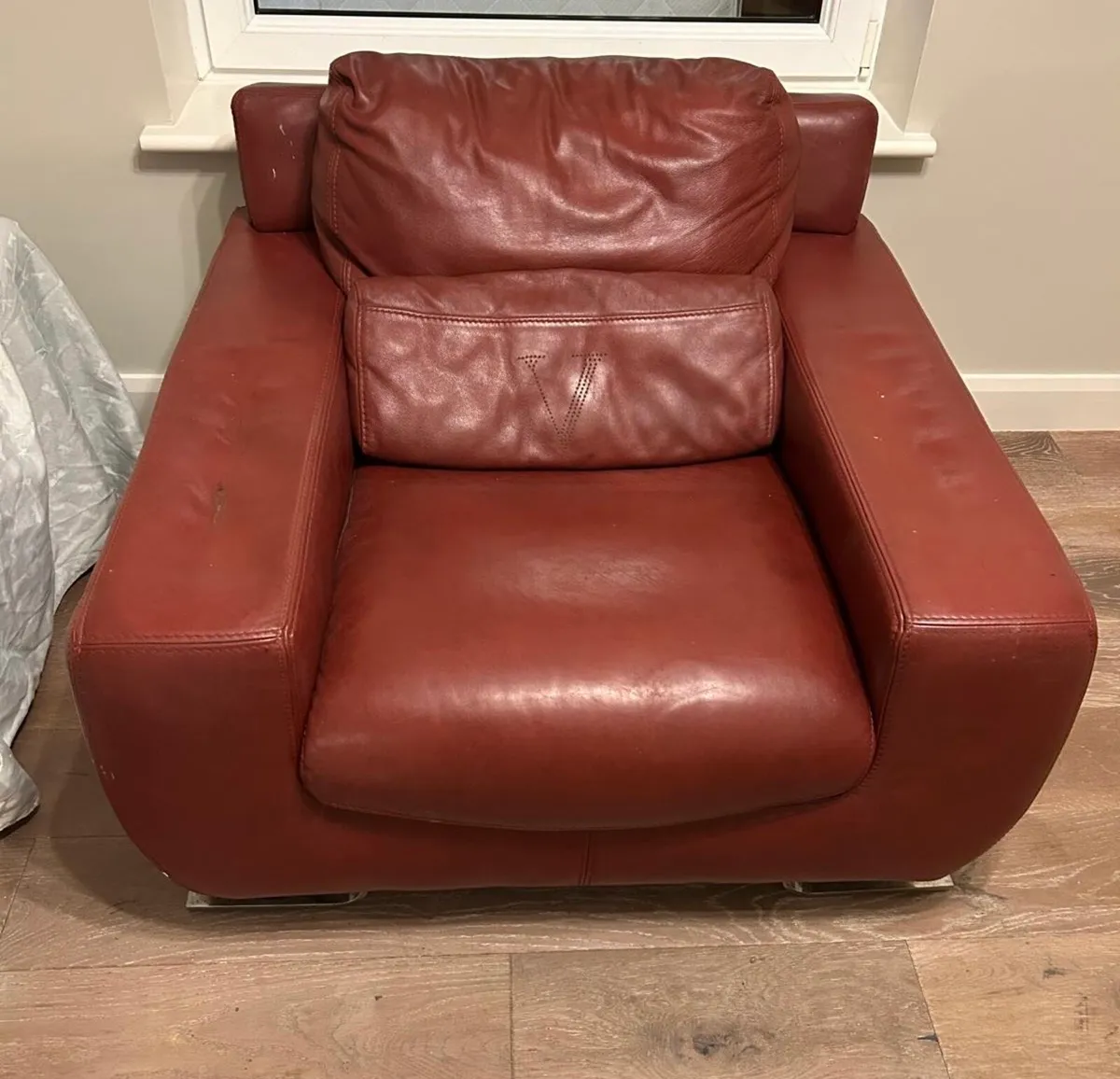 Violino Leather Armchair & 2-Seater Sofa - Image 1