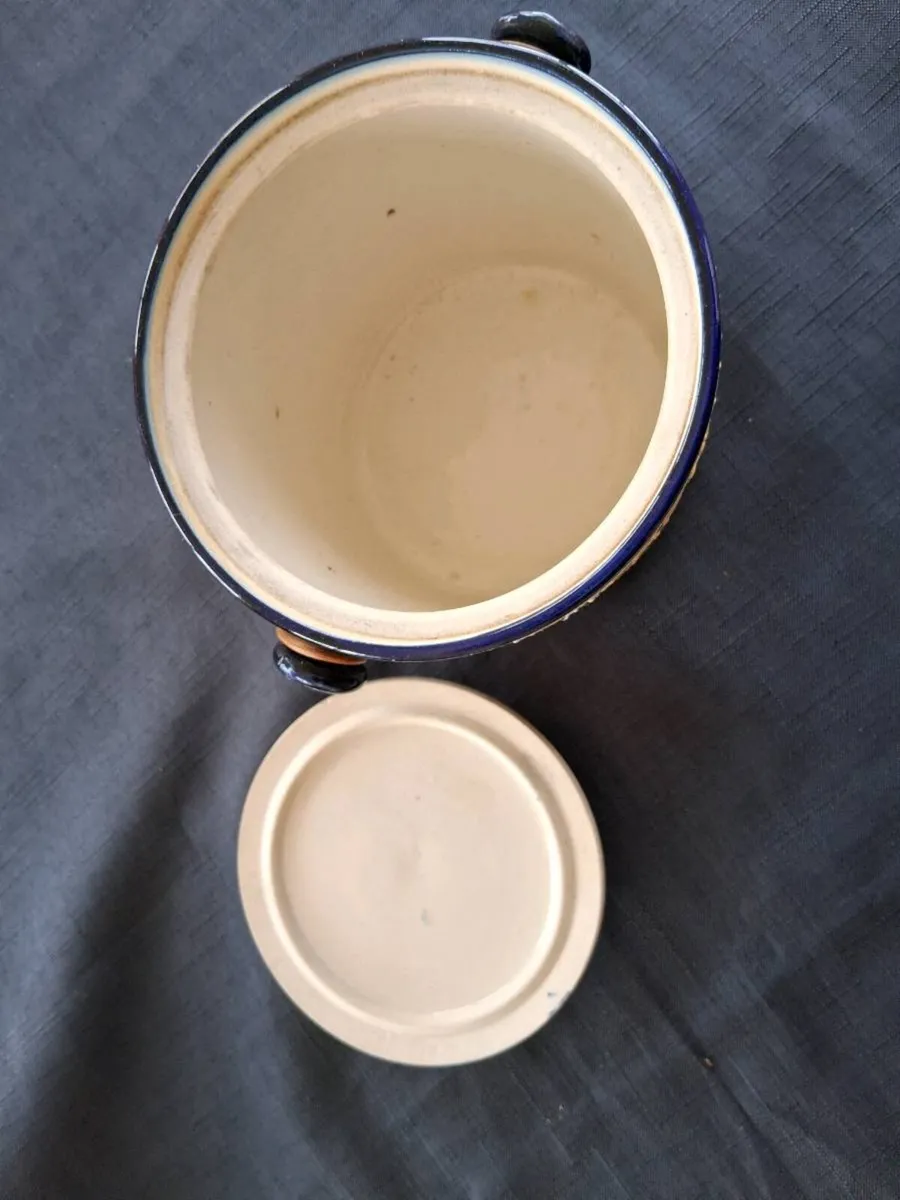 Japanese Ceramic Pot With Lid - Image 3