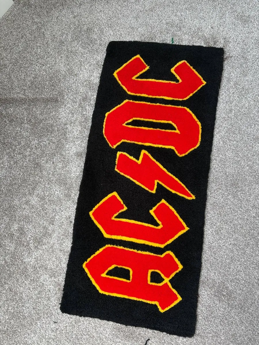 AC DC, KISS rock bands handmade rugs - Image 3