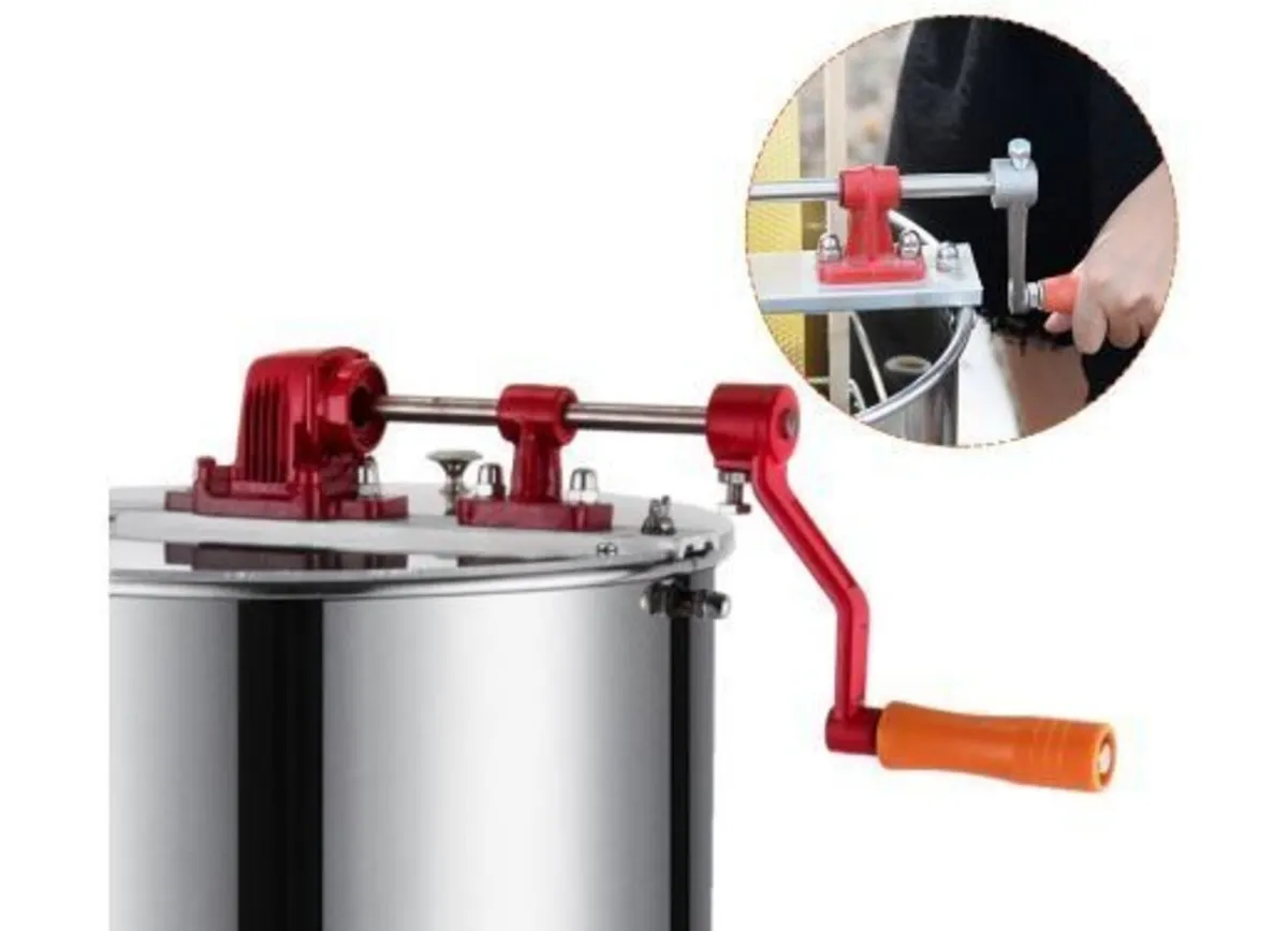 Large Stainless Steel Honey Extractor - Image 4