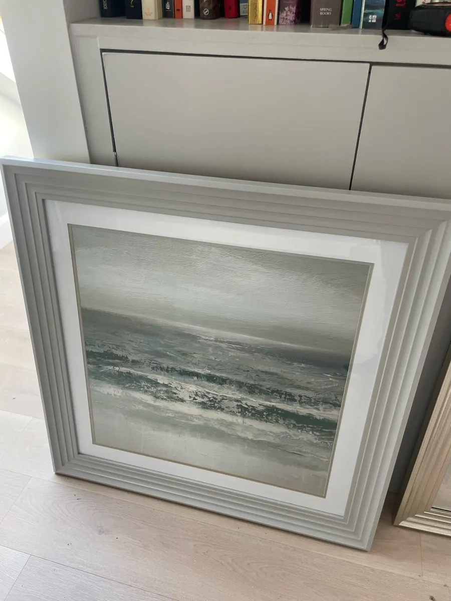 Stunning Grey picture 90 x90cm - Image 1