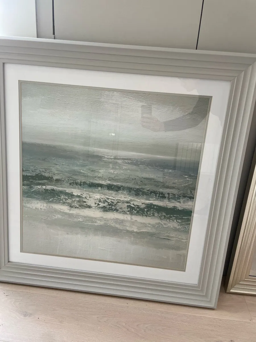Stunning Grey picture 90 x90cm - Image 2