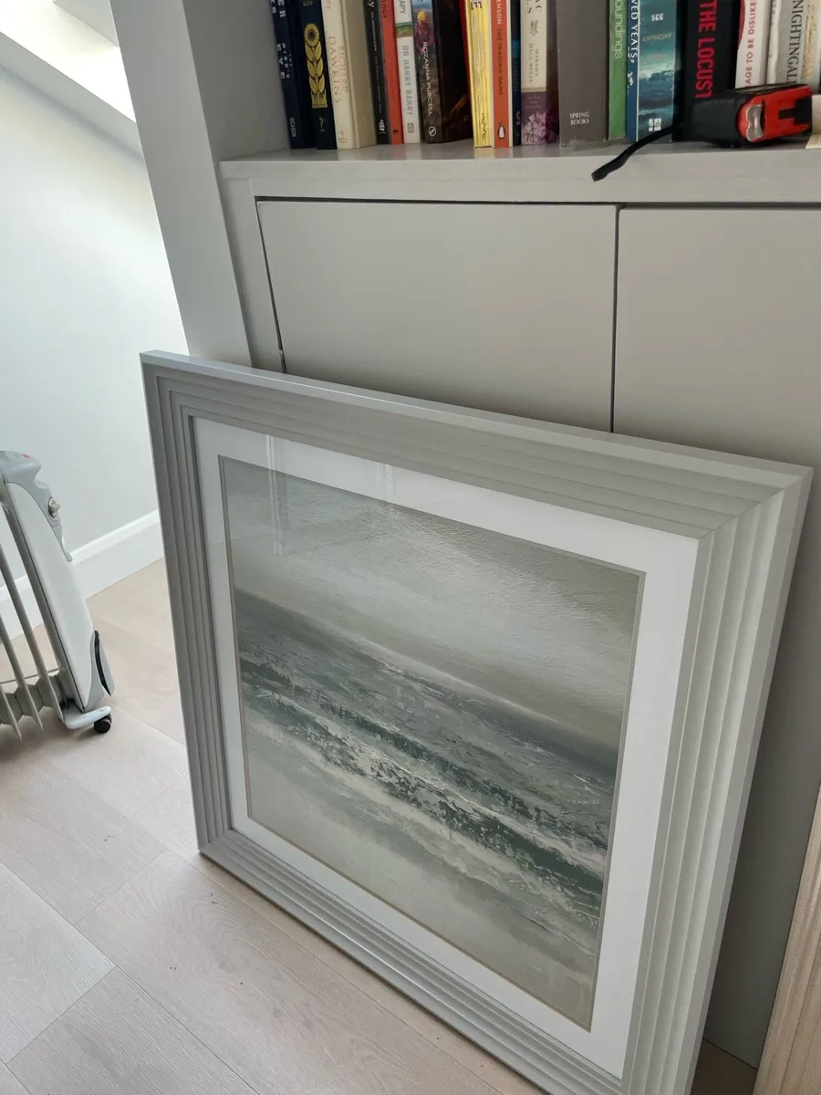Stunning Grey picture 90 x90cm - Image 3