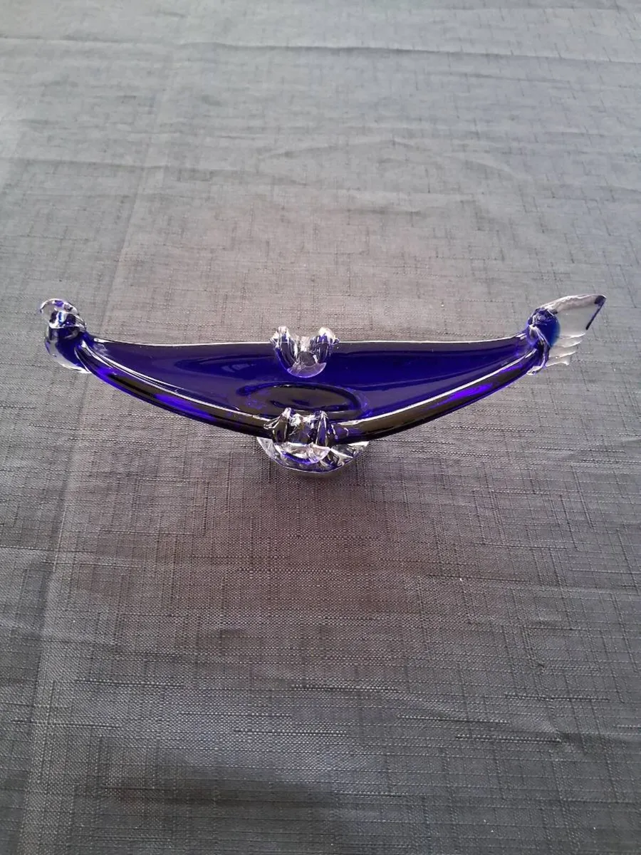 Murano Glass Gondola Ashtray - Image 1