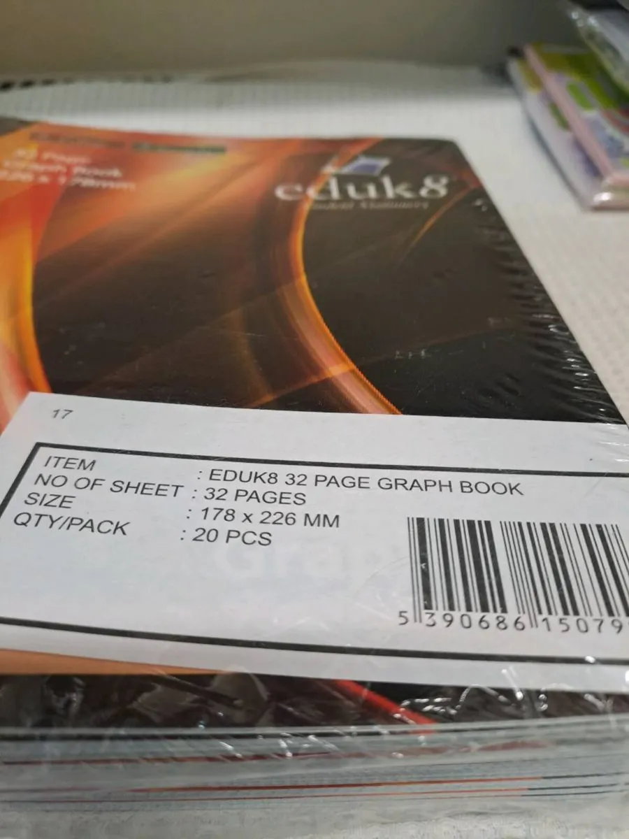 Graph Copy Books – 32 Page Pack of 20 New - Image 3