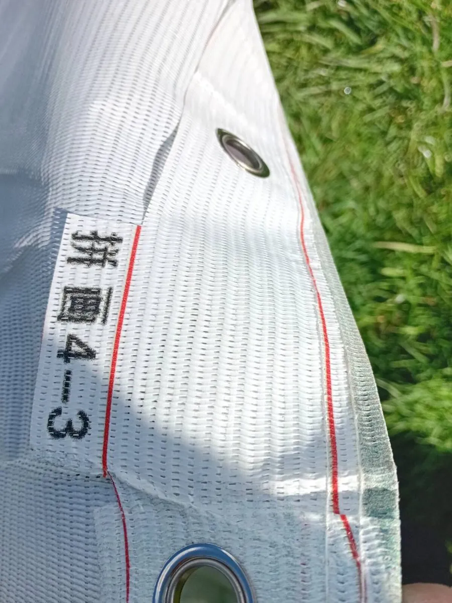 heavy duty 12x6 metre tarp stuntworkz ninja logo - Image 4