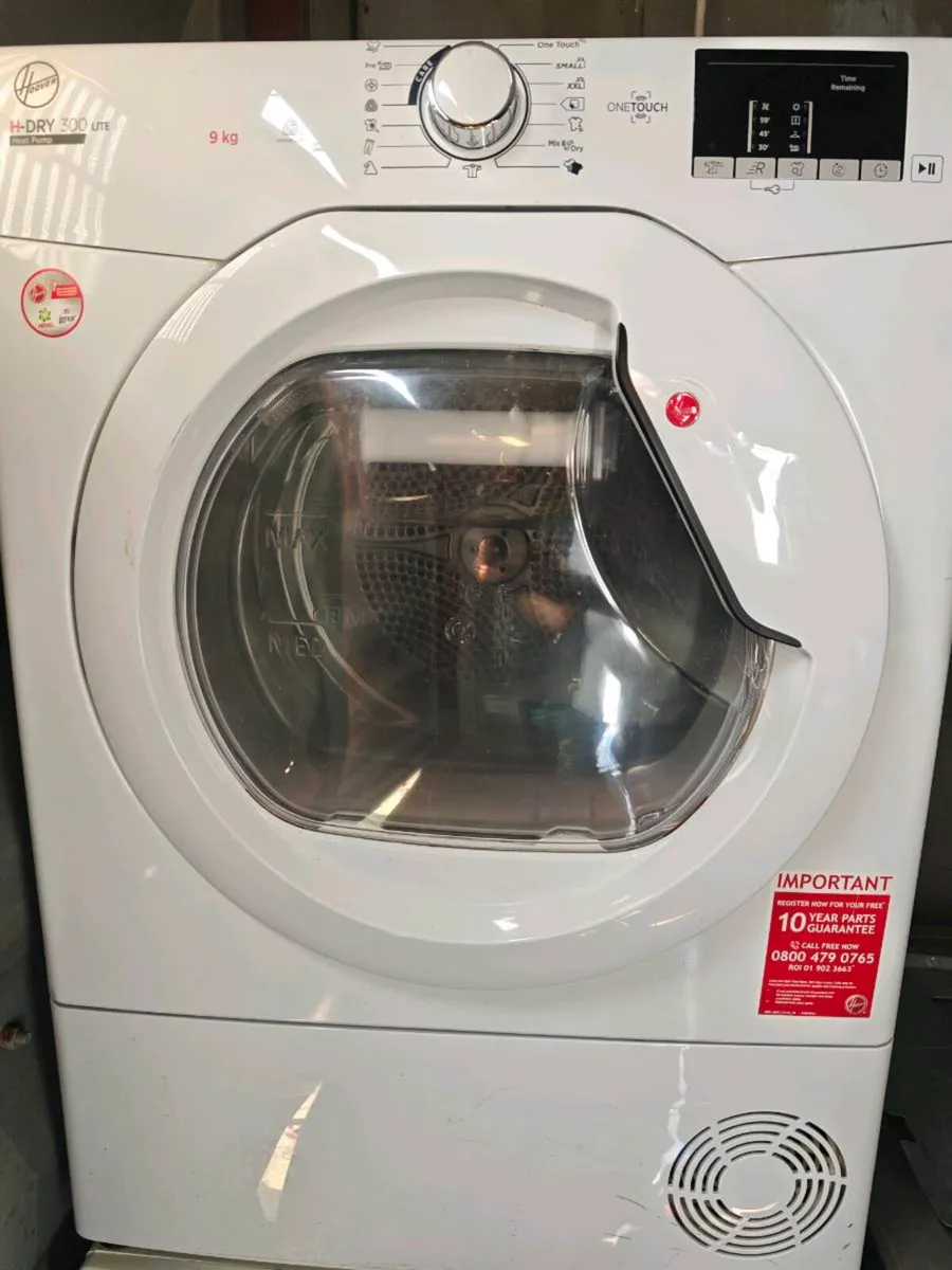 Hoover heat pump dryer 9kg - Image 1