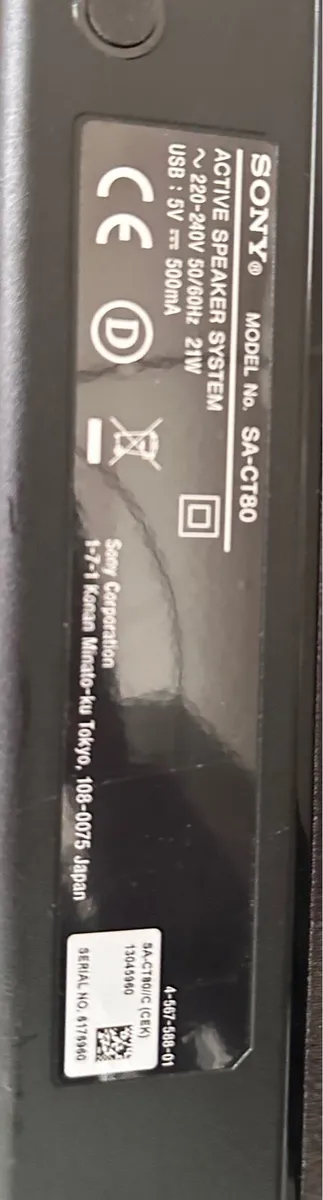 SHARP 50” smart TV, floor TV stand, SONY sound bar - Image 3