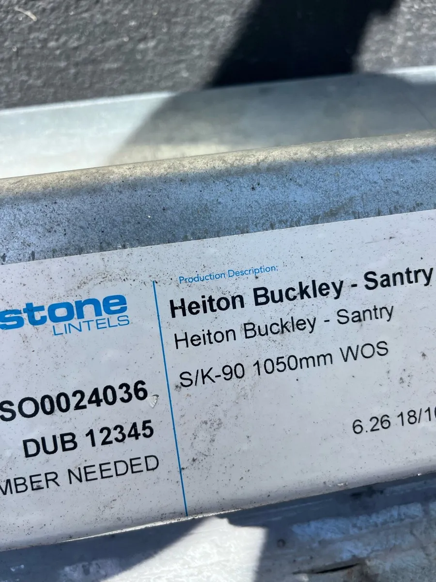 Single door lintel - Image 1