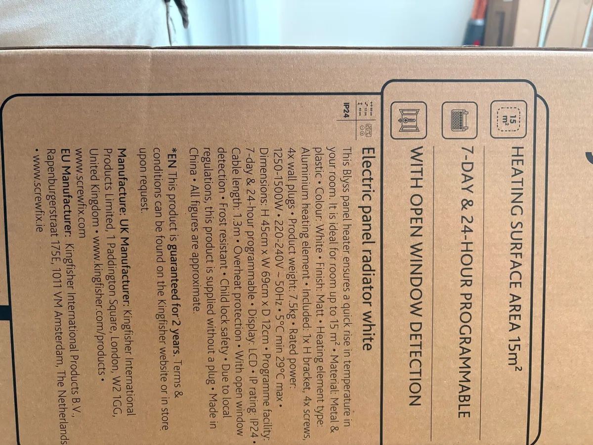 3 electric panel heater - Image 3