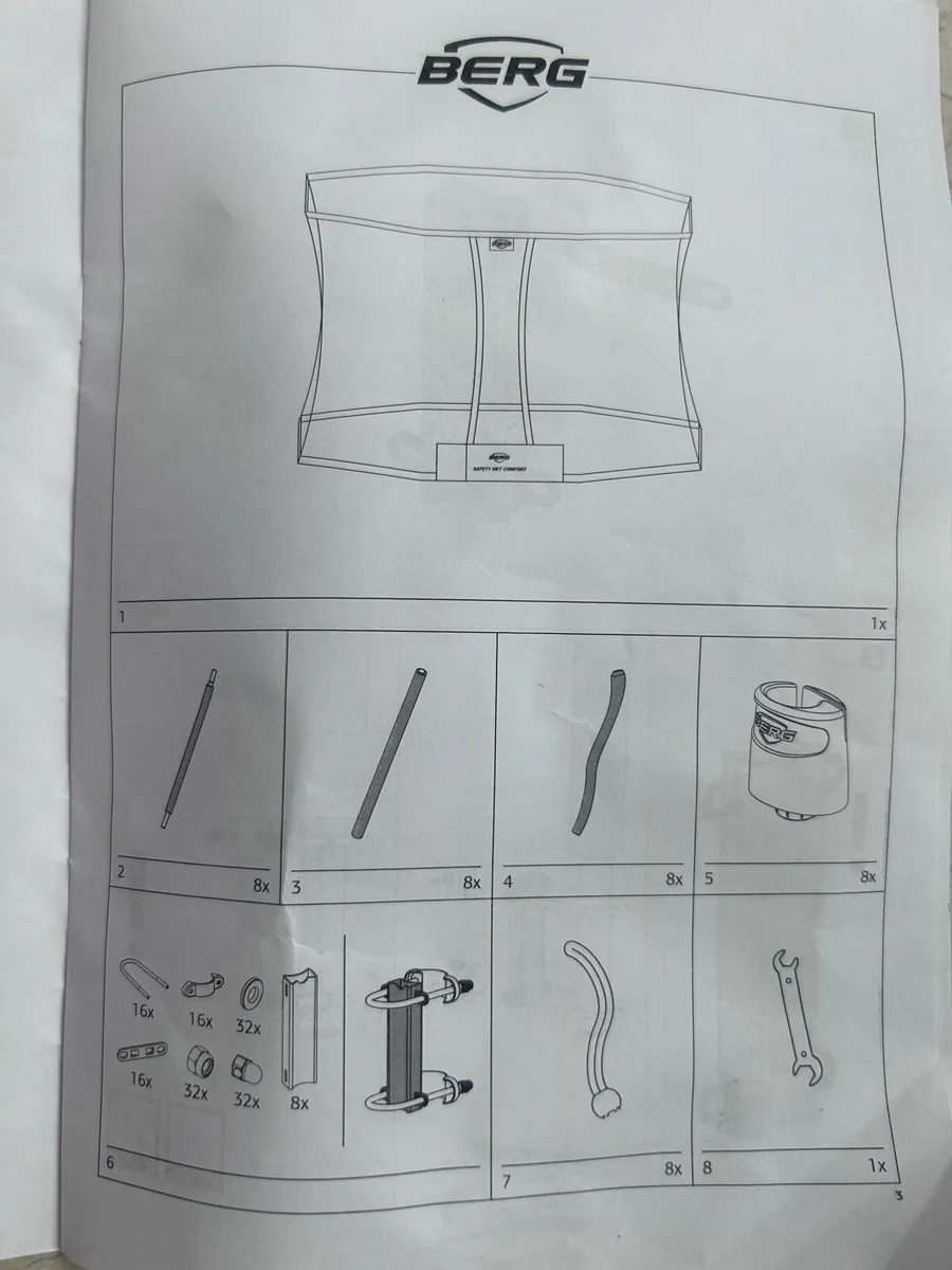 Berg Safety Net for Berg 410 in ground Trampoline - Image 3