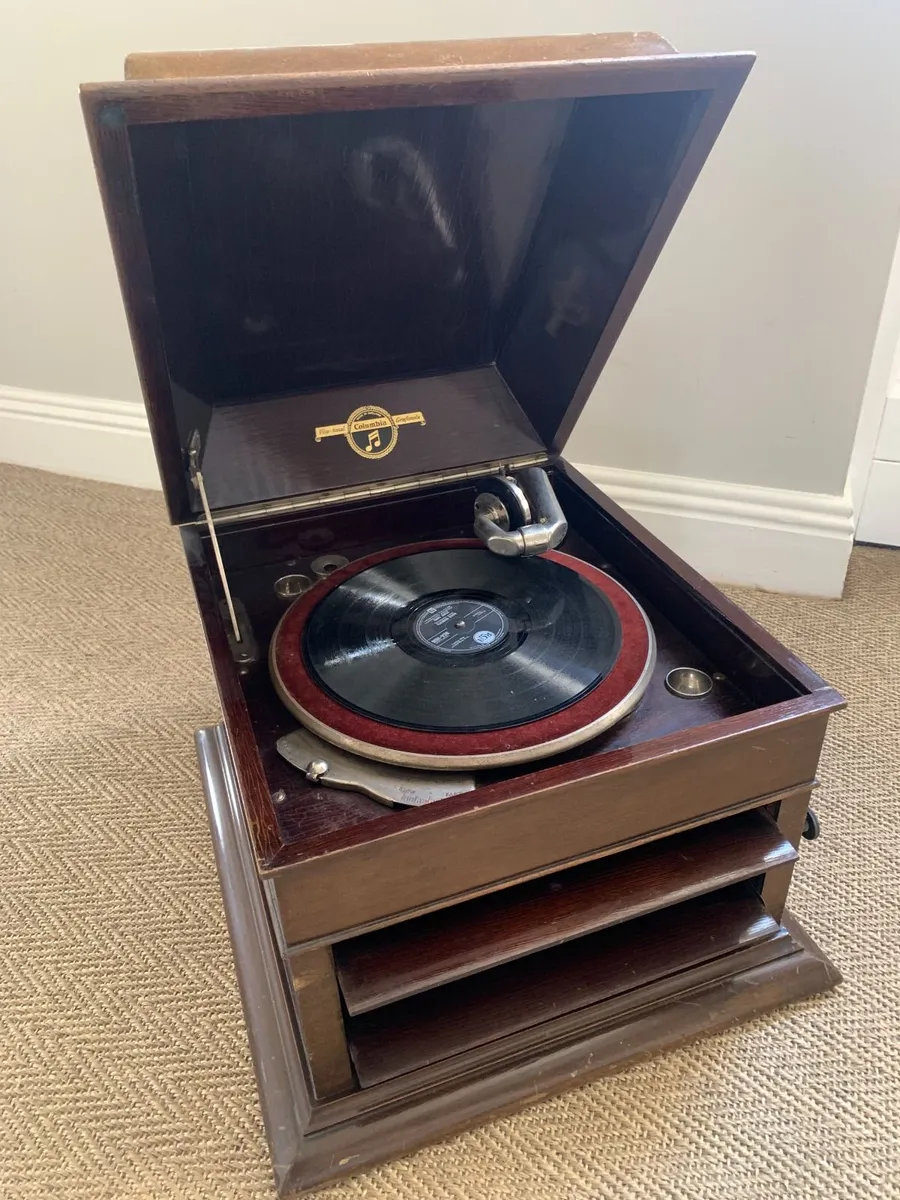 Columbia Viva Tonal Grafonola wind-up Gramophone - Image 2