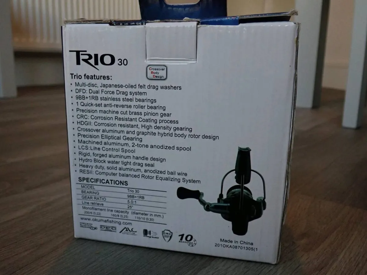 Okuma Trio SRS Spinning Reel - Image 2