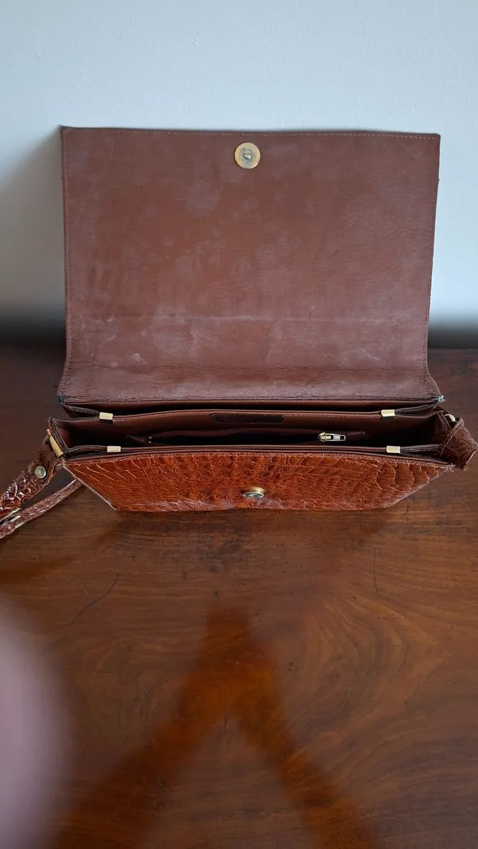 Leather Hand Bag - Image 1