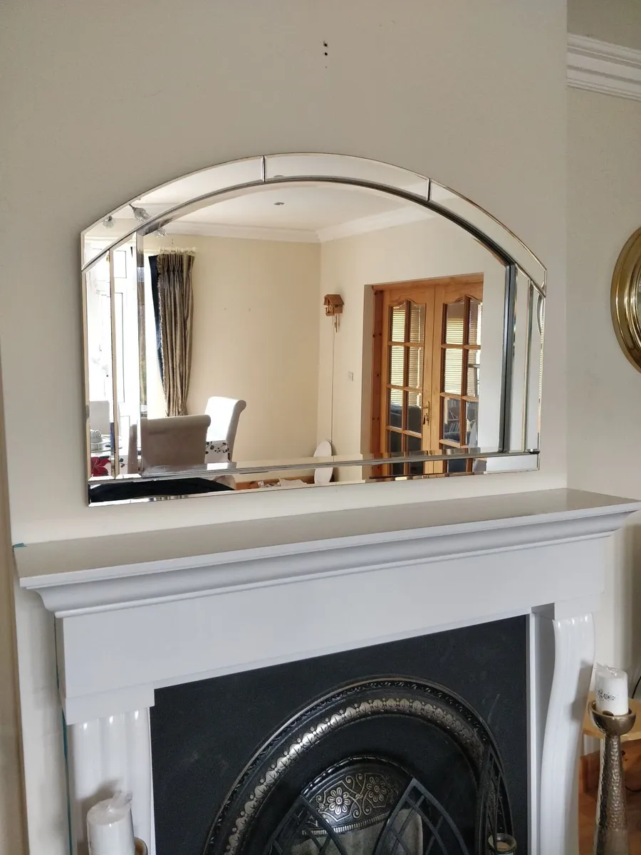 Overmantel Mirror ( bevelled) - Image 1