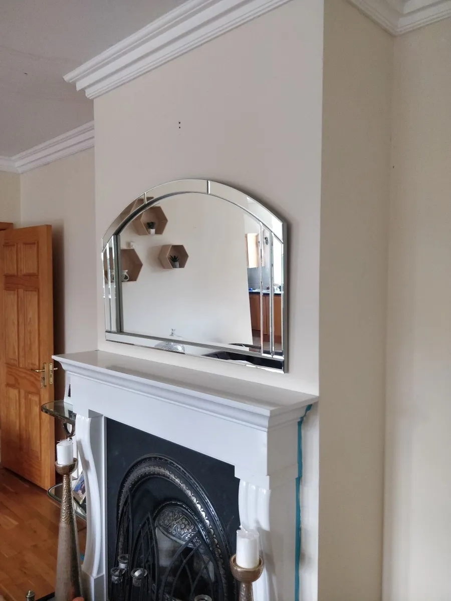 Overmantel Mirror ( bevelled) - Image 2