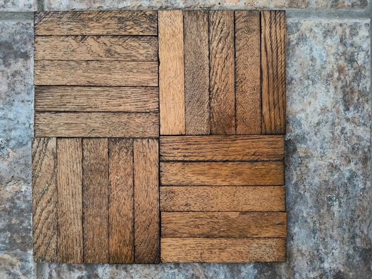 Oak parquet tiles - Image 1