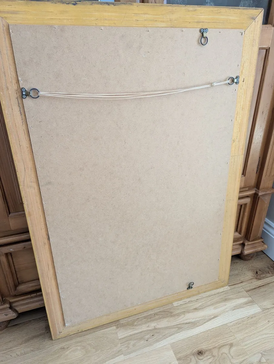 Solid Gilt Mirror With Bevelled Glass - Image 4