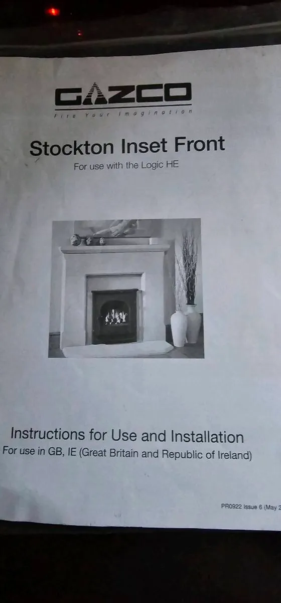 Stockton Logic HE Gas Fire & Inset Front - Image 2