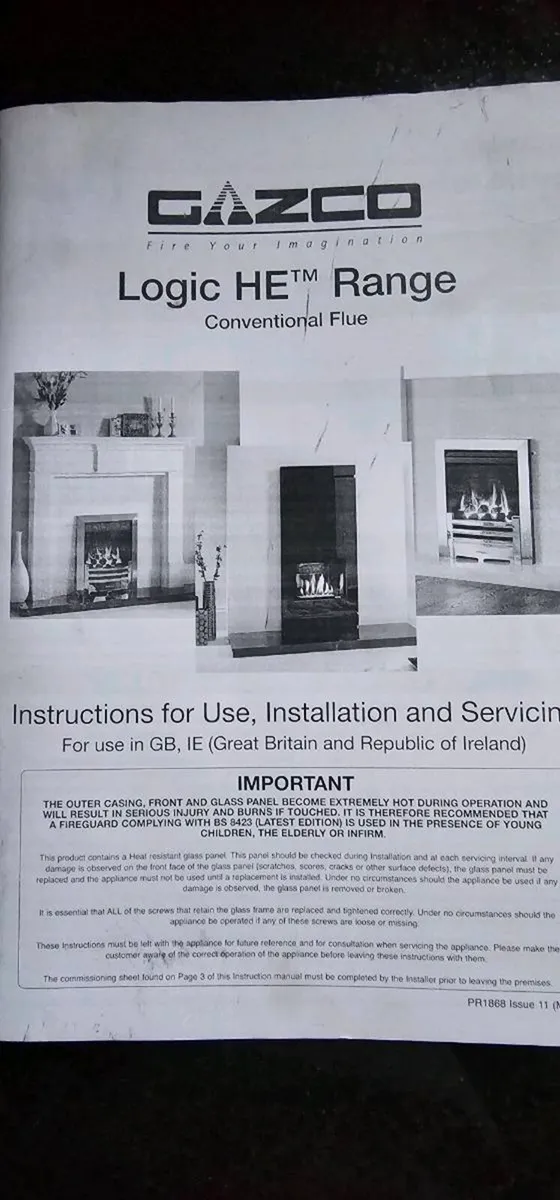 Stockton Logic HE Gas Fire & Inset Front - Image 3