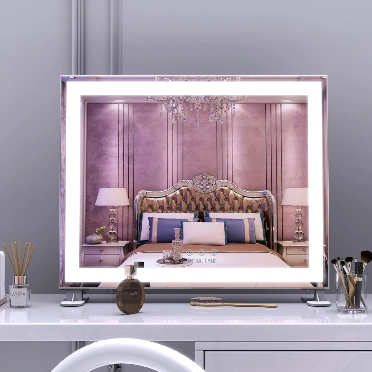 Hollywood Vanity Mirror with Lights Large Lighted - Image 1