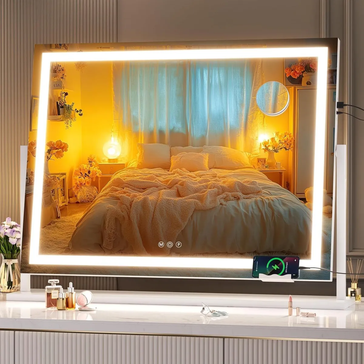 Vanity Mirror with Lights LED Make up Light 10X - Image 1