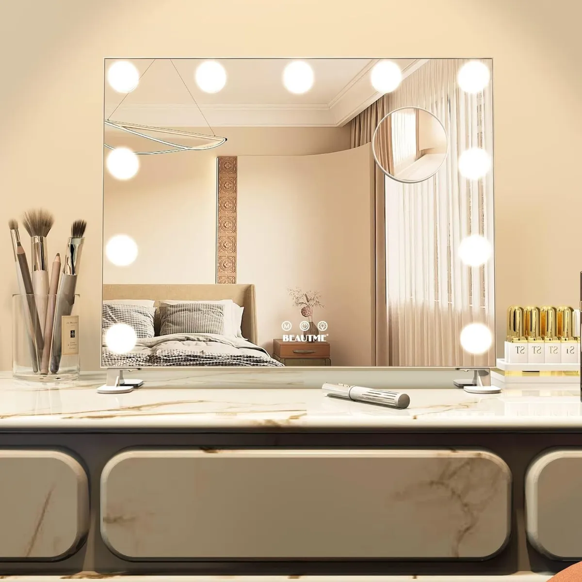 19x16 Vanity Mirror with Lights Hollywood - Image 1